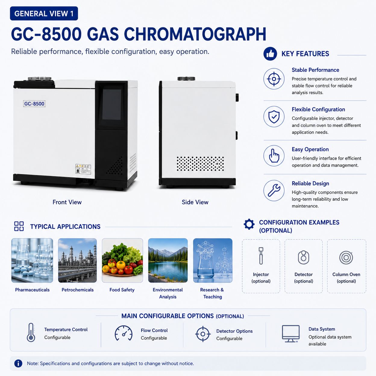 GC-8500 Gas Chromatograph view 3
